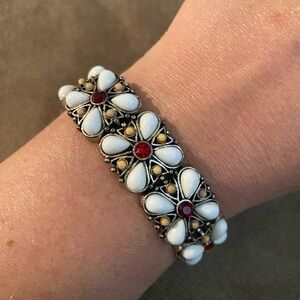 BRACELET Sterling Silver and Enamel